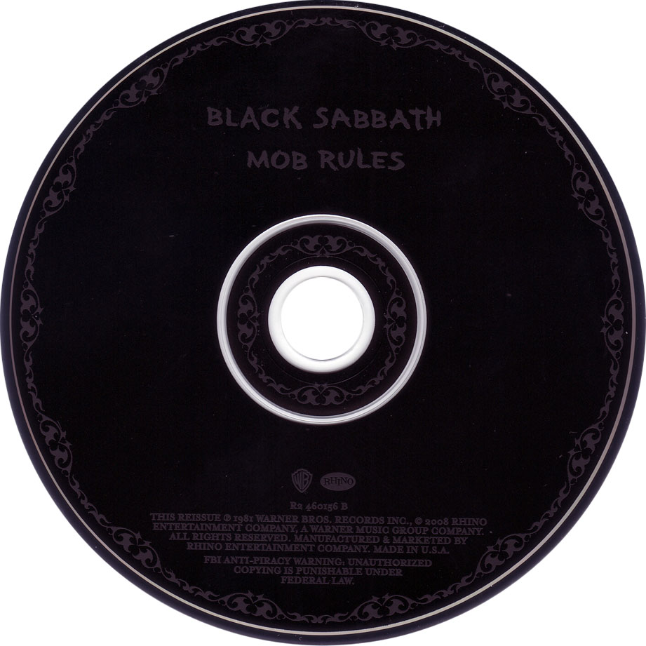 Cartula Cd2 de Black Sabbath - The Rules Of Hell