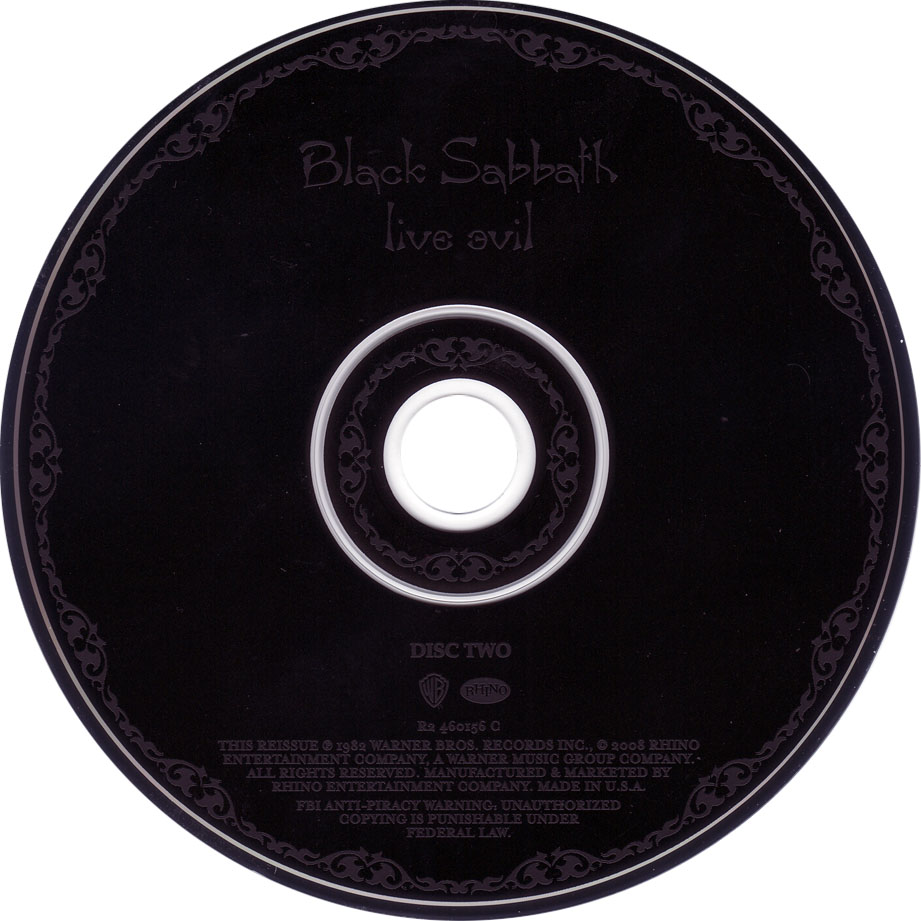 Cartula Cd4 de Black Sabbath - The Rules Of Hell