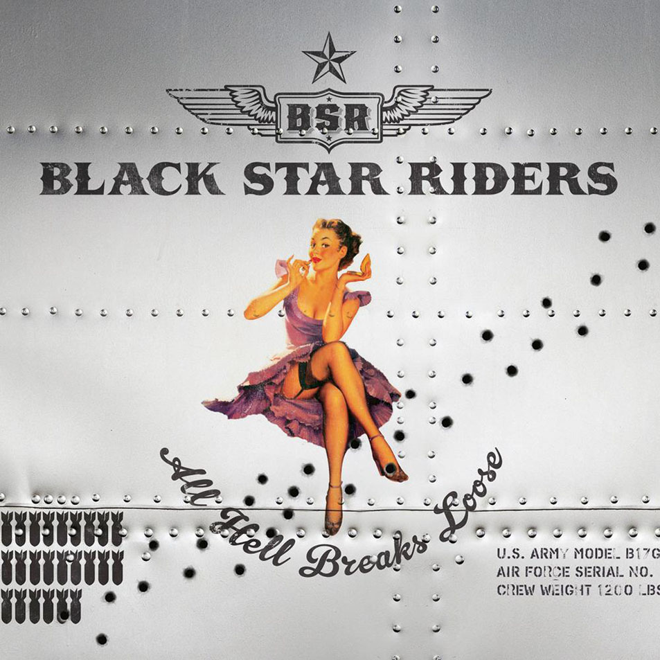 Cartula Frontal de Black Star Riders - All Hell Breaks Loose