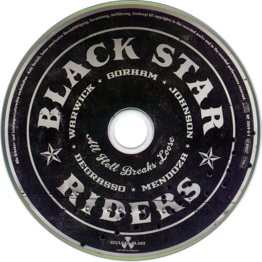 Carátula Cd de Black Star Riders - All Hell Breaks Loose (Deluxe ...
