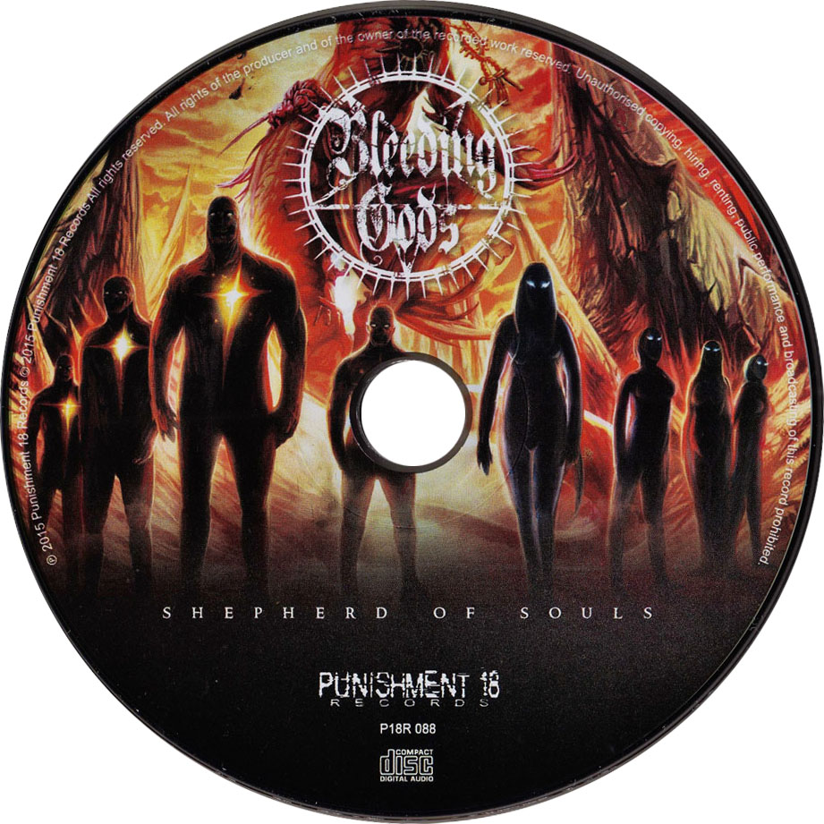 Cartula Cd de Bleeding Gods - Shepherd Of Souls