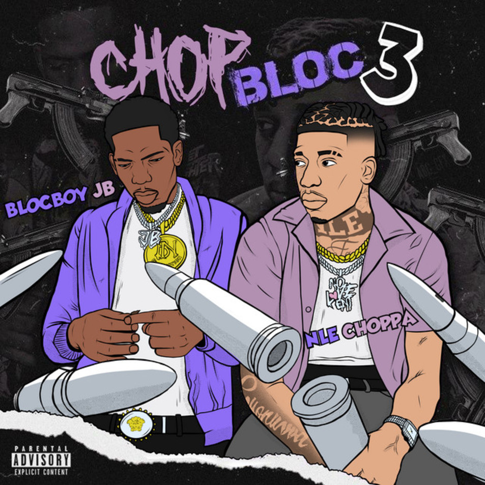 Cartula Frontal de Blocboy Jb - Chopbloc 3 (Featuring Nle Choppa) (Cd Single)