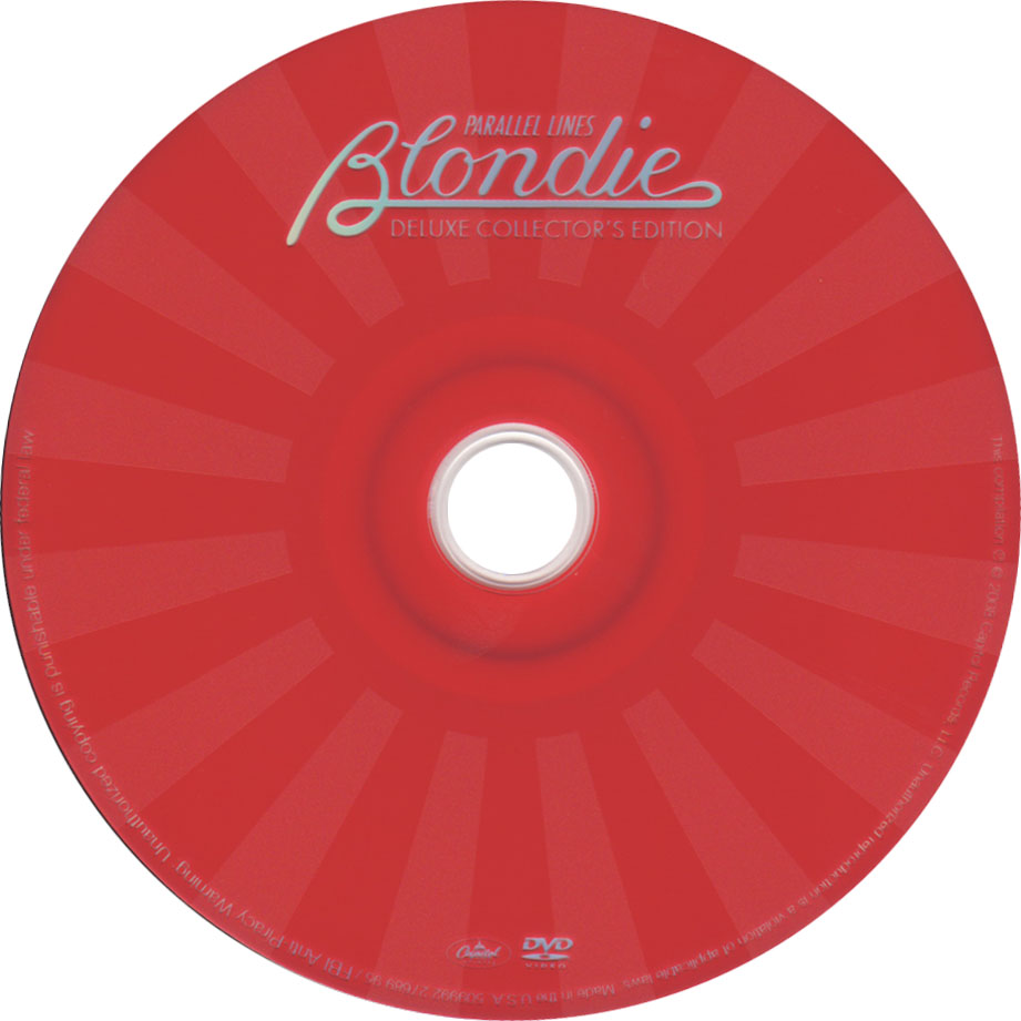 Cartula Dvd de Blondie - Parallel Lines (Deluxe Collector's Edition)