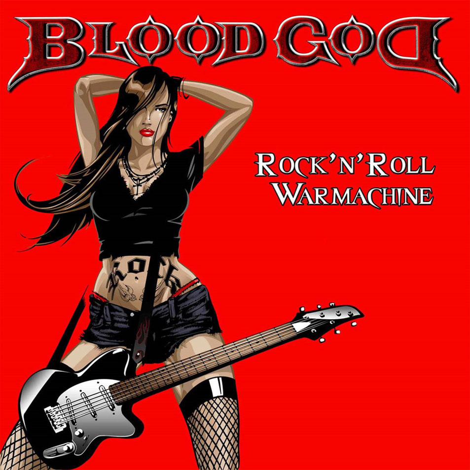 Cartula Frontal de Blood God - Rock'n'roll Warmachine