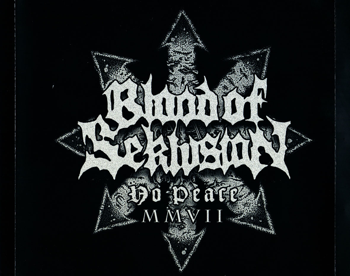 Cartula Interior Trasera de Blood Of Seklusion - Servants Of Chaos