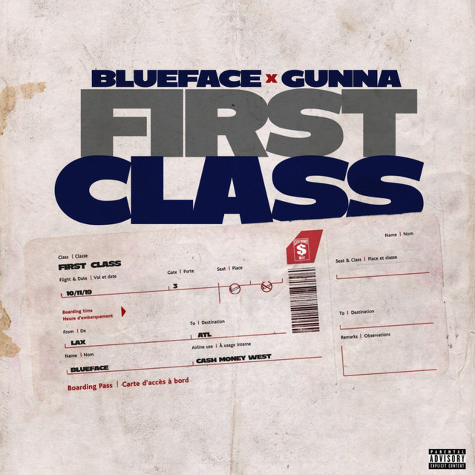 Carátula Frontal de Blueface - First Class (Cd Single)