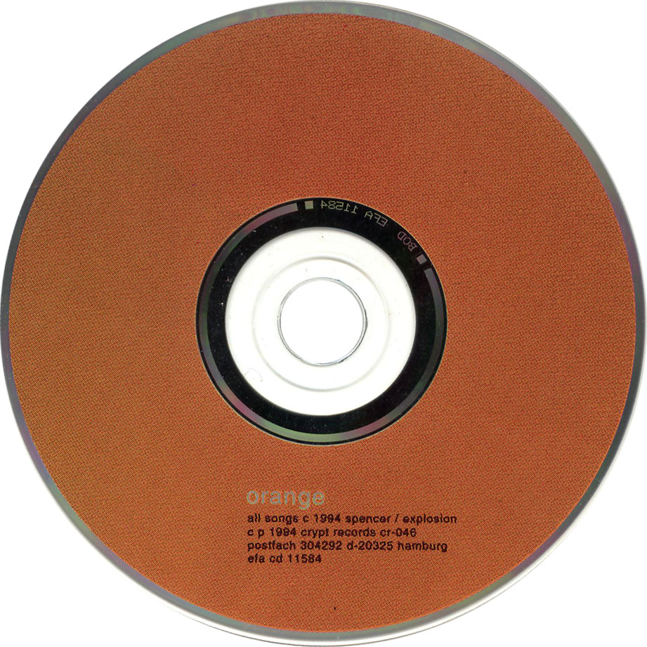 Cartula Cd de Blues Explosion - Orange