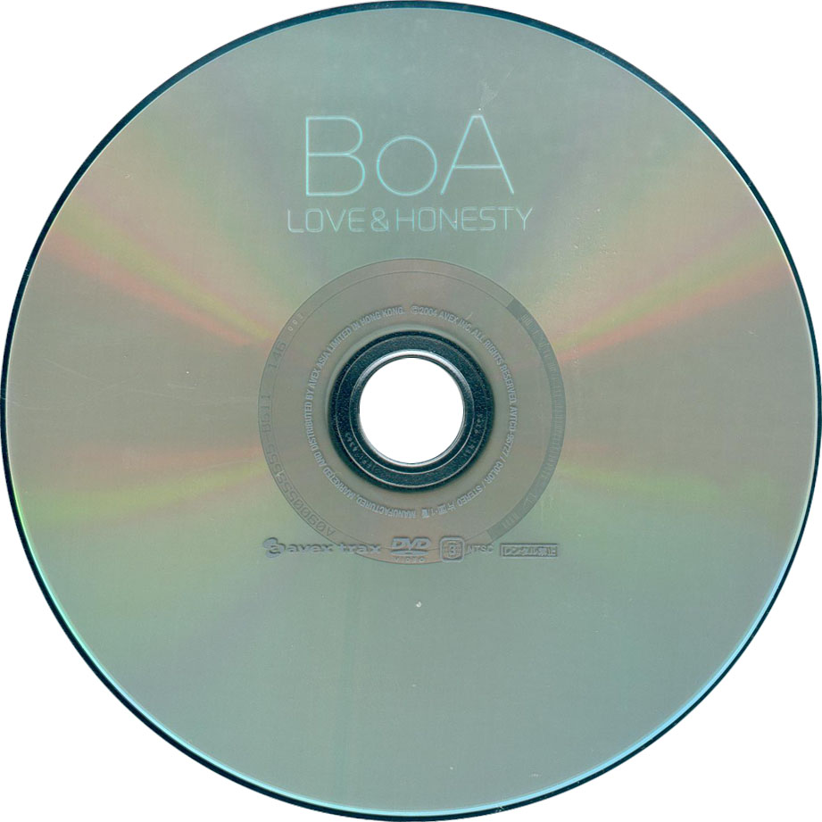 Cartula Dvd de Boa - Love & Honesty