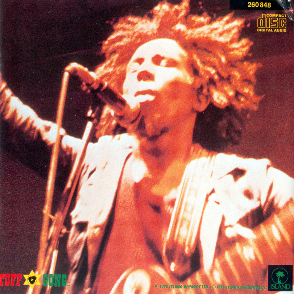 Cartula Interior Frontal de Bob Marley & The Wailers - Natty Dread