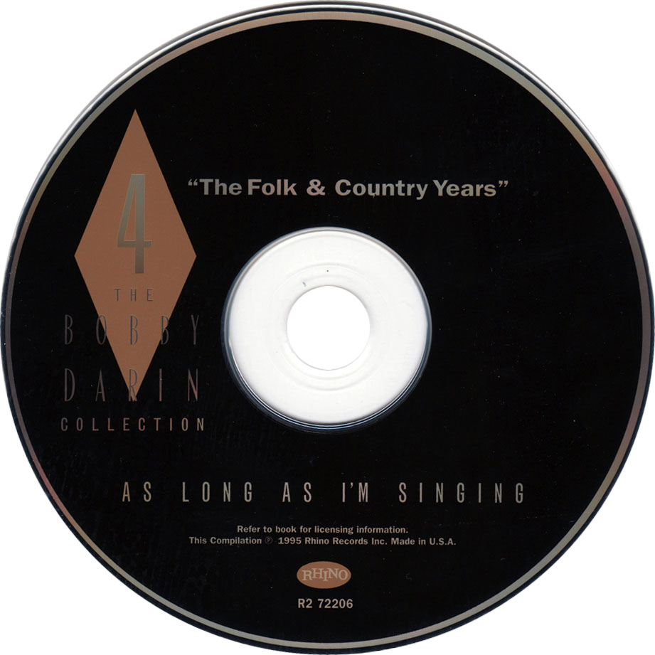 Cartula Cd de Bobby Darin - The Bobby Darin Collection: The Folk & Country Years - Disc 4