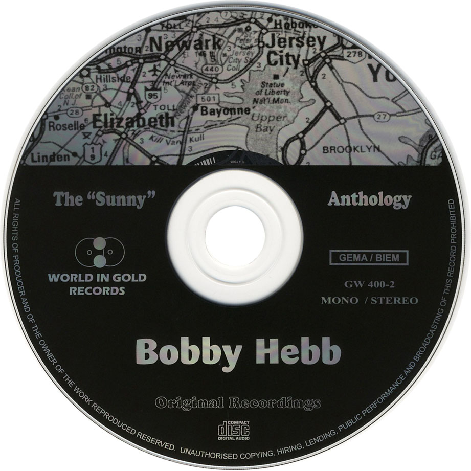 Cartula Cd de Bobby Hebb - The Sunny Anthology 1960-1976