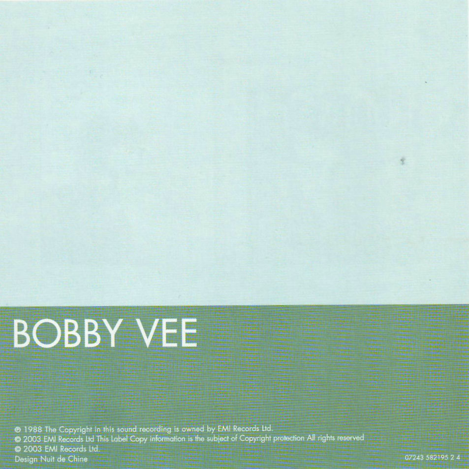 Cartula Interior Frontal de Bobby Vee - The Essential