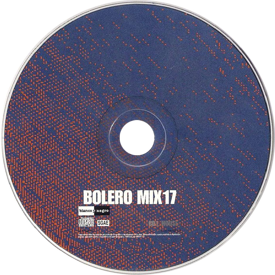 Cartula Cd1 de Bolero Mix 17