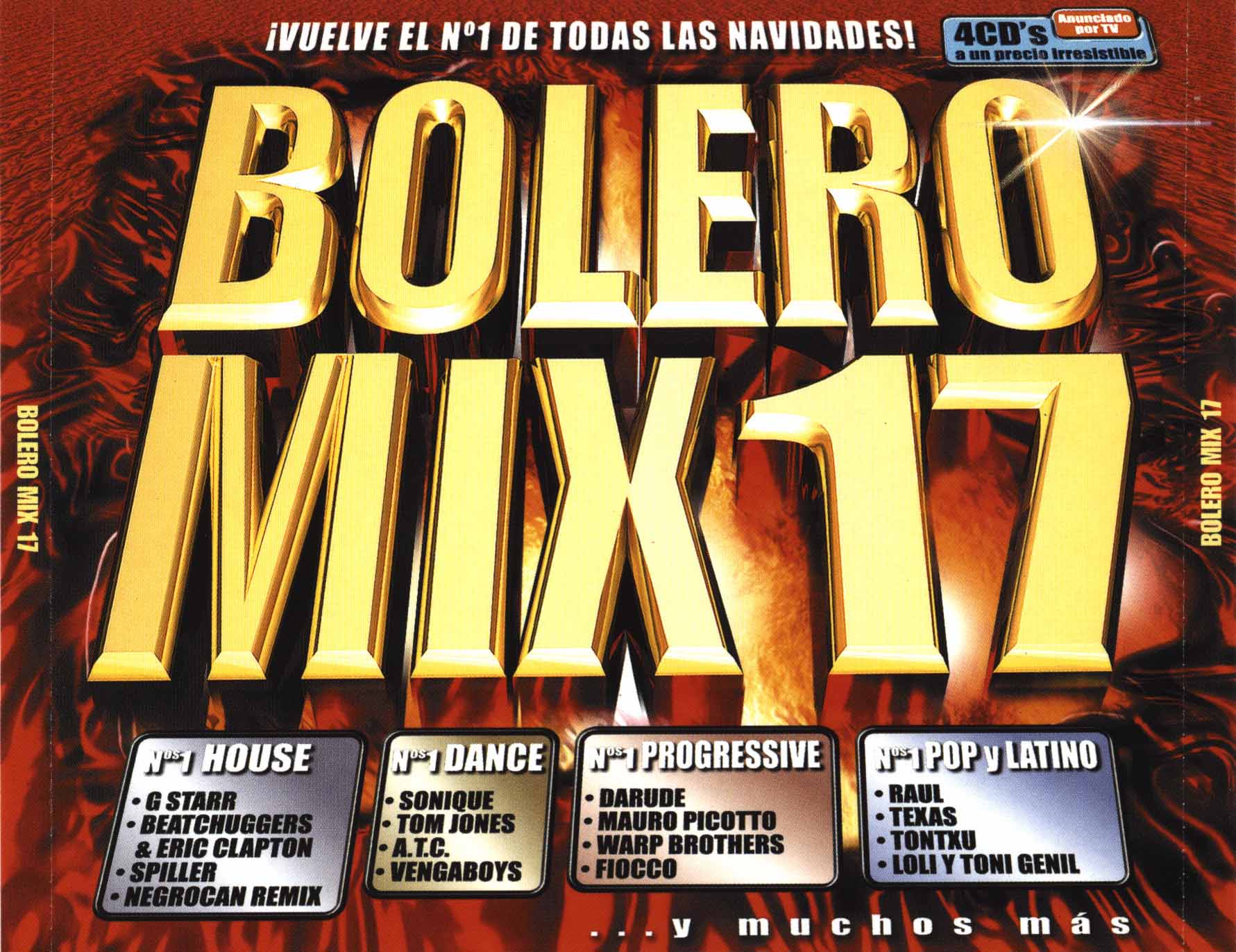 Cartula Frontal de Bolero Mix 17