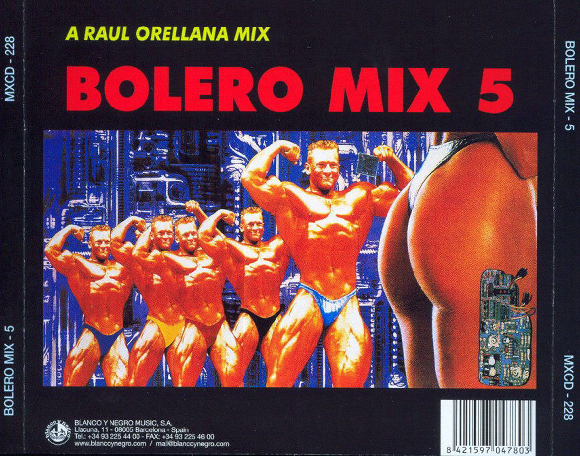 Cartula Trasera de Bolero Mix 5