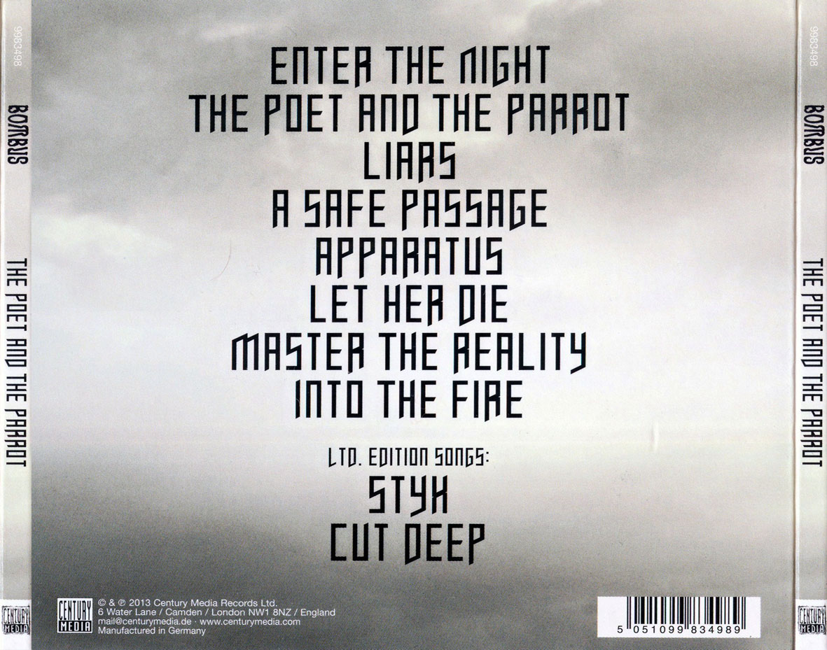 Cartula Trasera de Bombus - The Poet And The Parrot (Limited Edition)