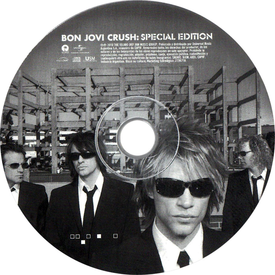 Cartula Cd de Bon Jovi - Crush (Special Edition)
