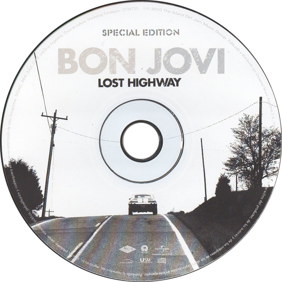 Cartula Cd de Bon Jovi - Lost Highway (Special Edition)