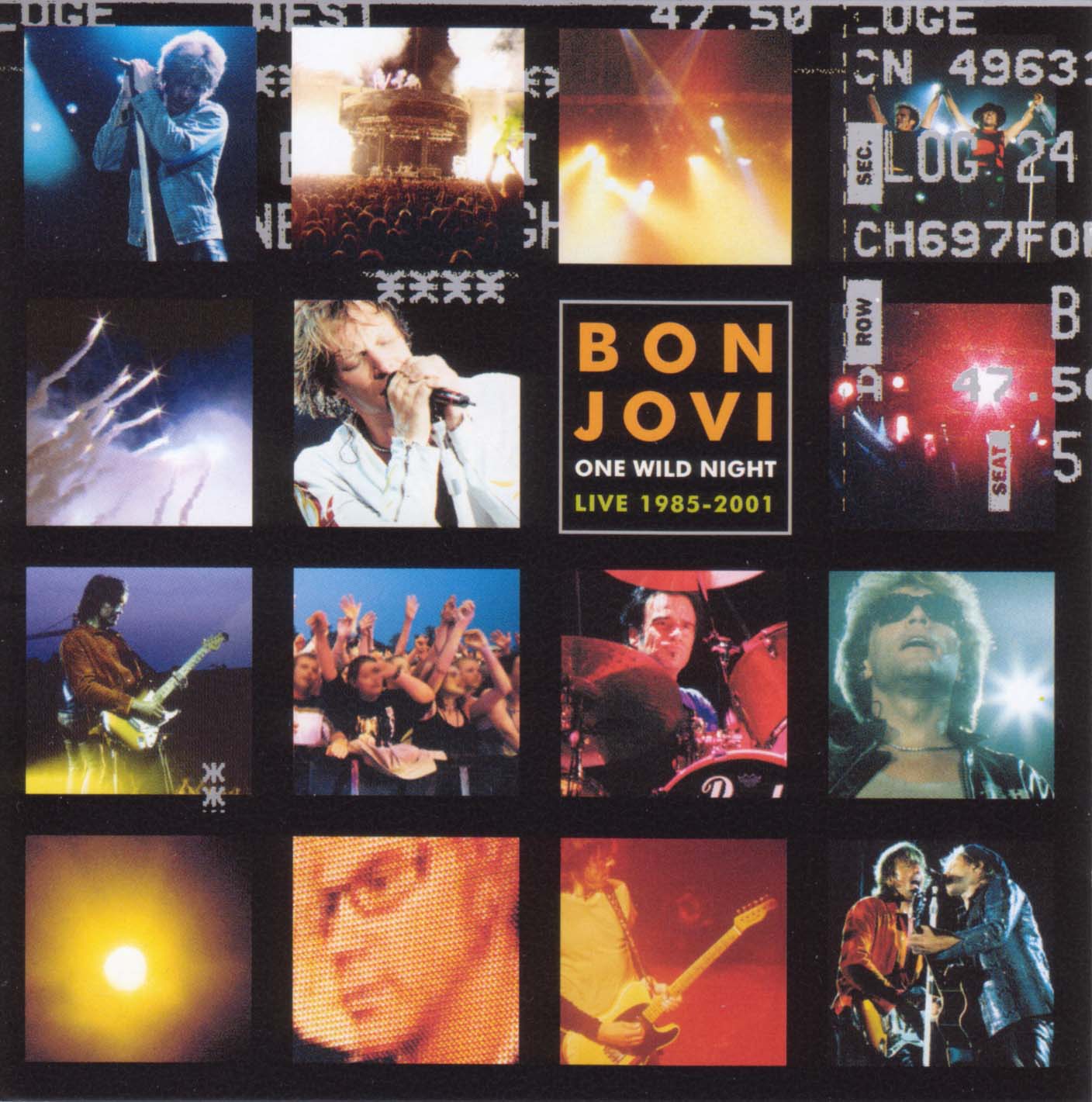 Cartula Frontal de Bon Jovi - One Wild Night