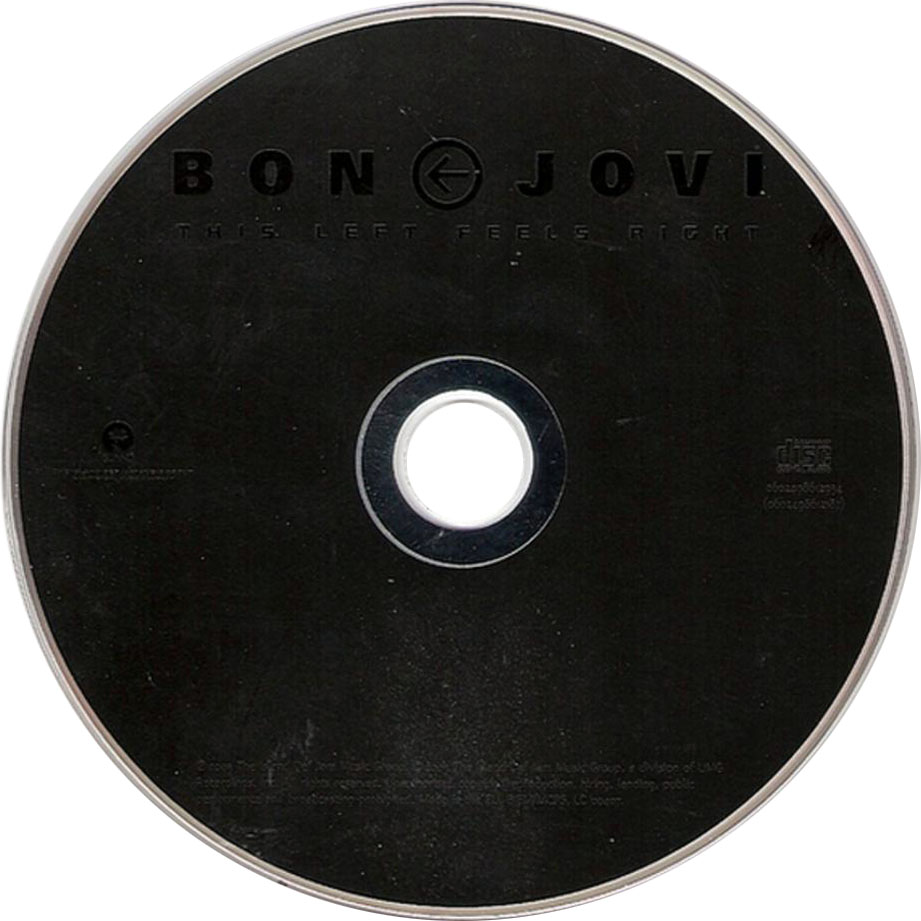 Cartula Cd de Bon Jovi - This Left Feels Right (Limited Edition)