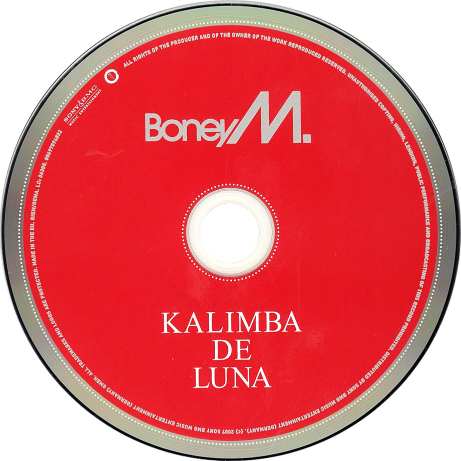 Cartula Cd de Boney M. - Kalimba De Luna (2007)