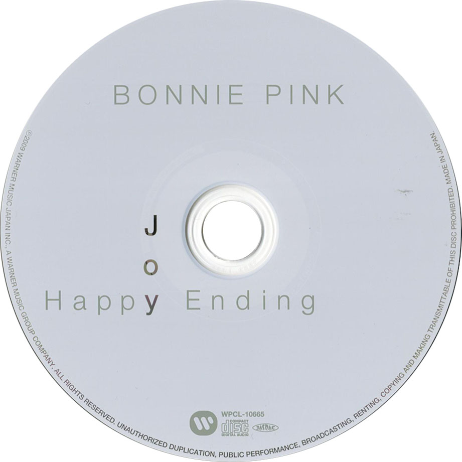 Cartula Cd de Bonnie Pink - Joy / Happy Ending (Cd Single)