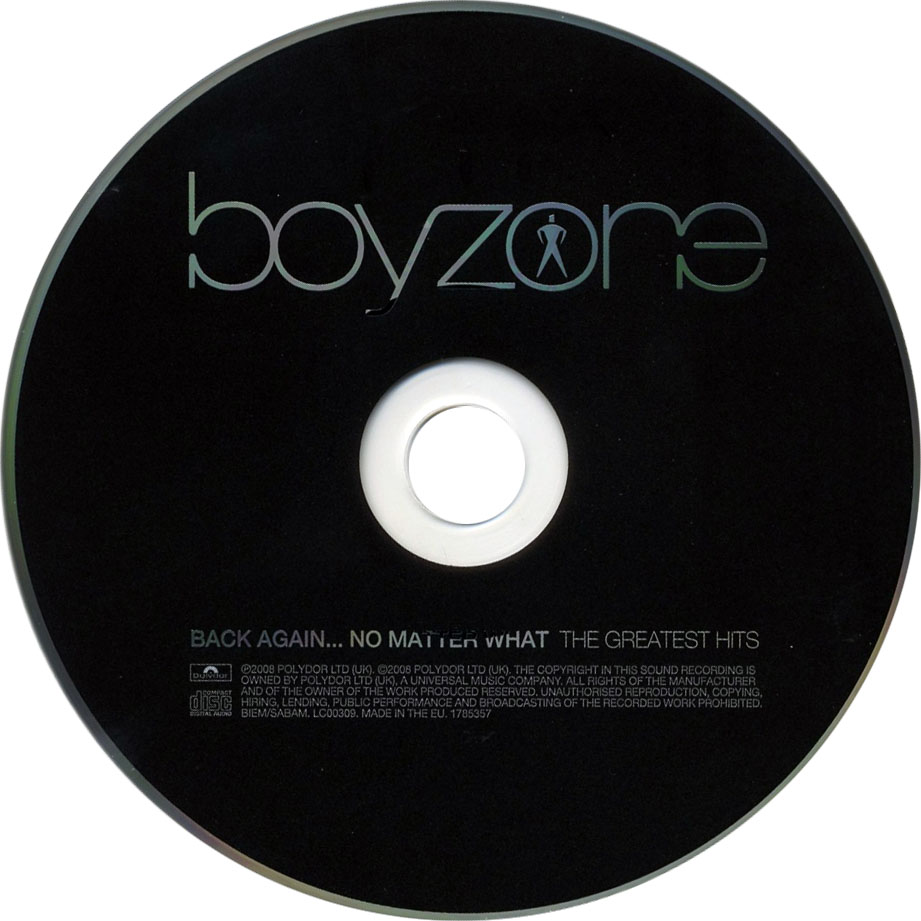 Cartula Cd de Boyzone - Back Again... No Matter What: The Greatest Hits (18 Canciones)