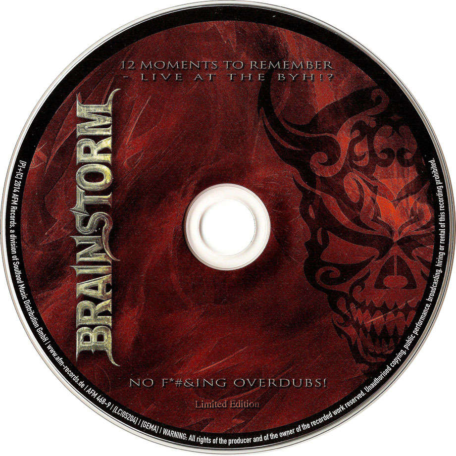 Cartula Cd2 de Brainstorm - Firesoul (Limited Edition)