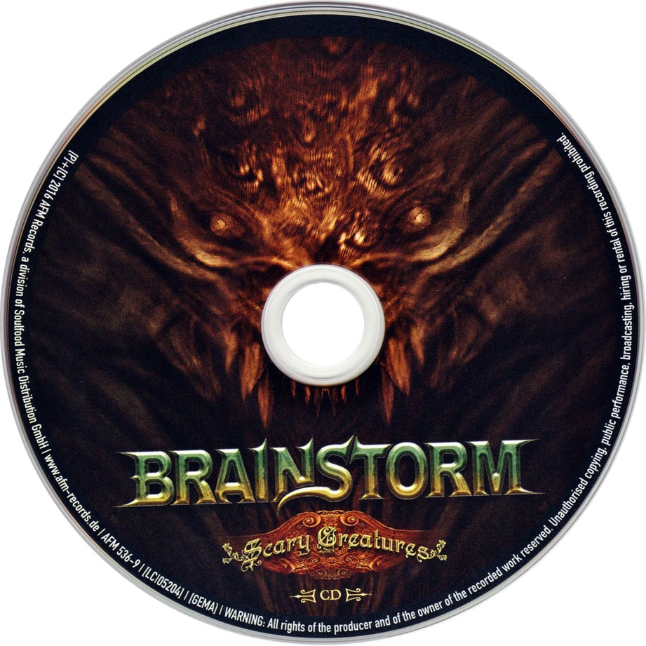 Cartula Cd de Brainstorm - Scary Creatures (Limited Edition)