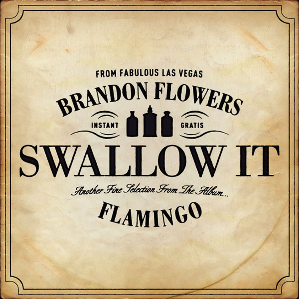Cartula Frontal de Brandon Flowers - Swallow It (Cd Single)