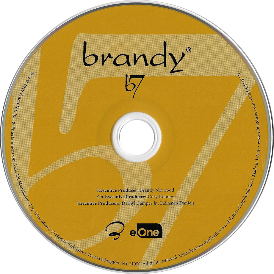 Cartula Cd de Brandy - B7