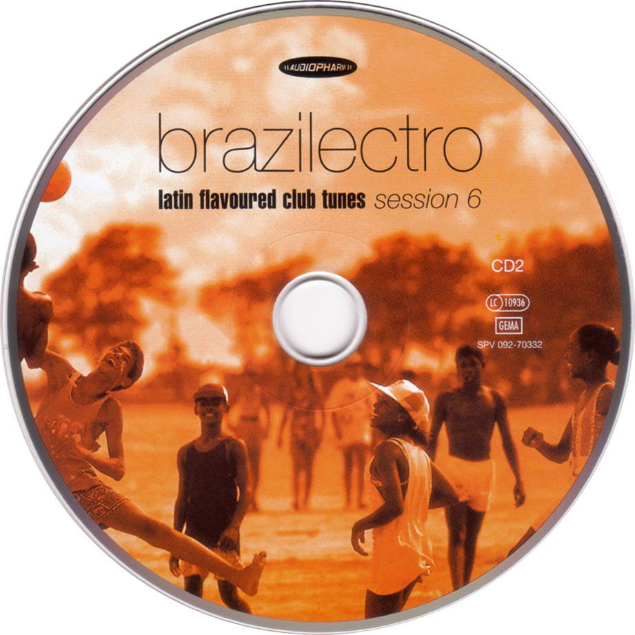 Cartula Cd2 de Brazilectro Latin Flavoured Club Tunes Session 6