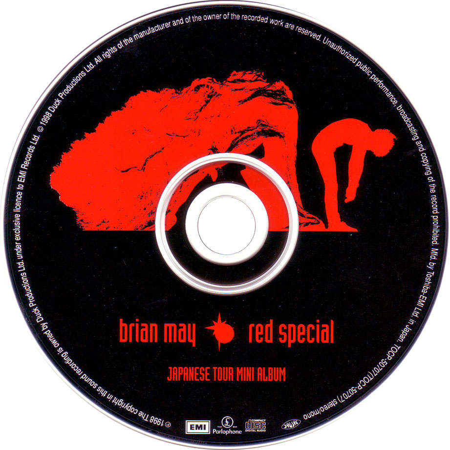 Cartula Cd de Brian May - Red Special - Japanese Tour Mini Album