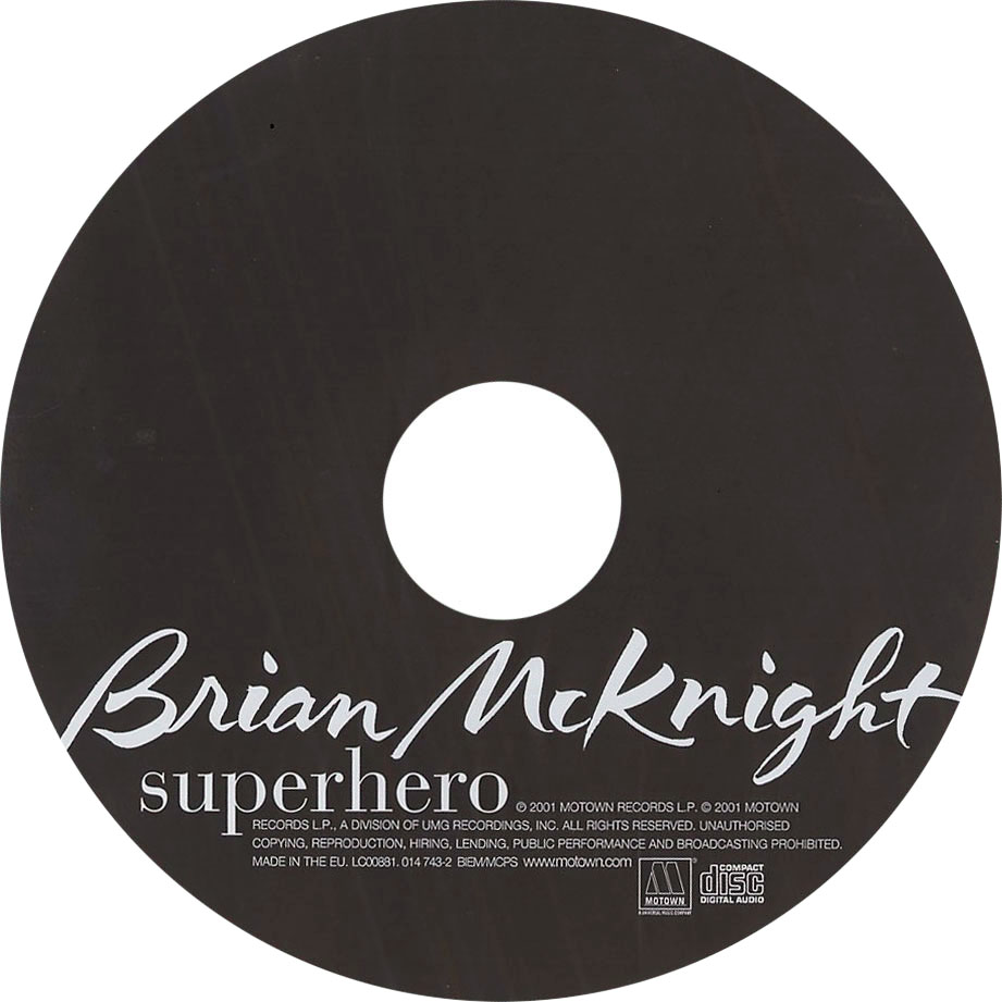 Cartula Cd de Brian Mcknight - Superhero