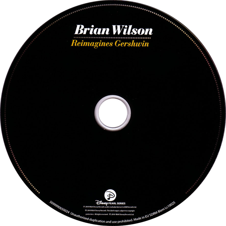 Cartula Cd de Brian Wilson - Reimagines Gershwin