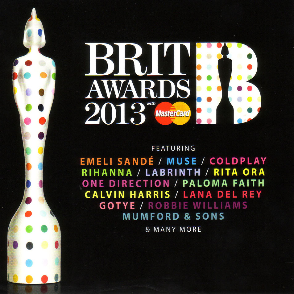 Cartula Frontal de Brit Awards 2013