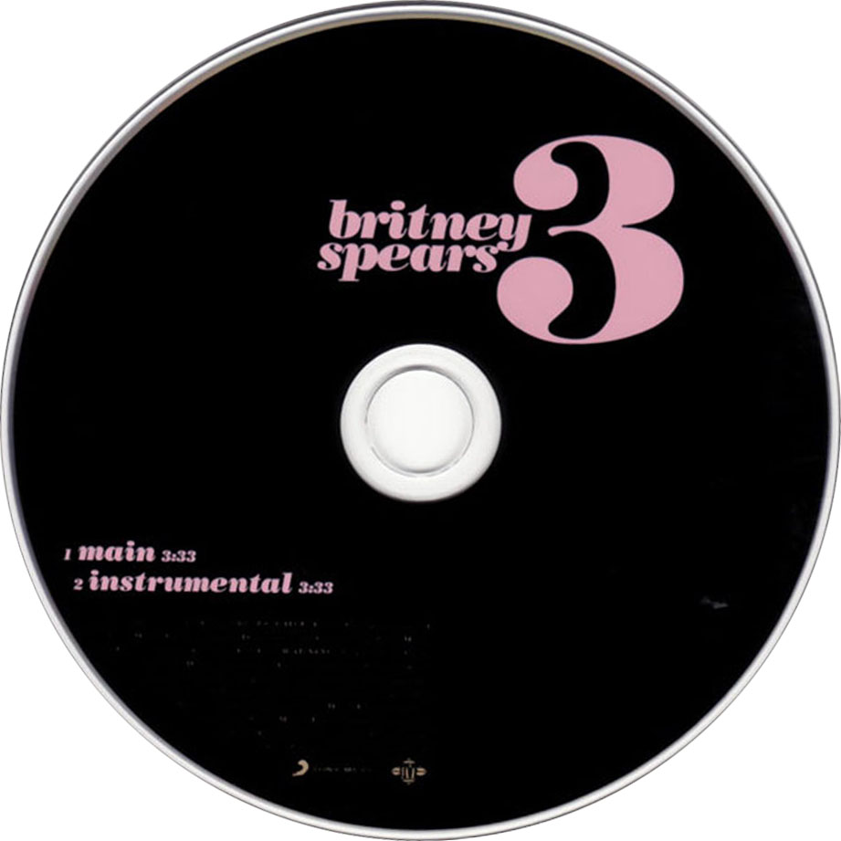 Cartula Cd de Britney Spears - 3 (Cd Single)