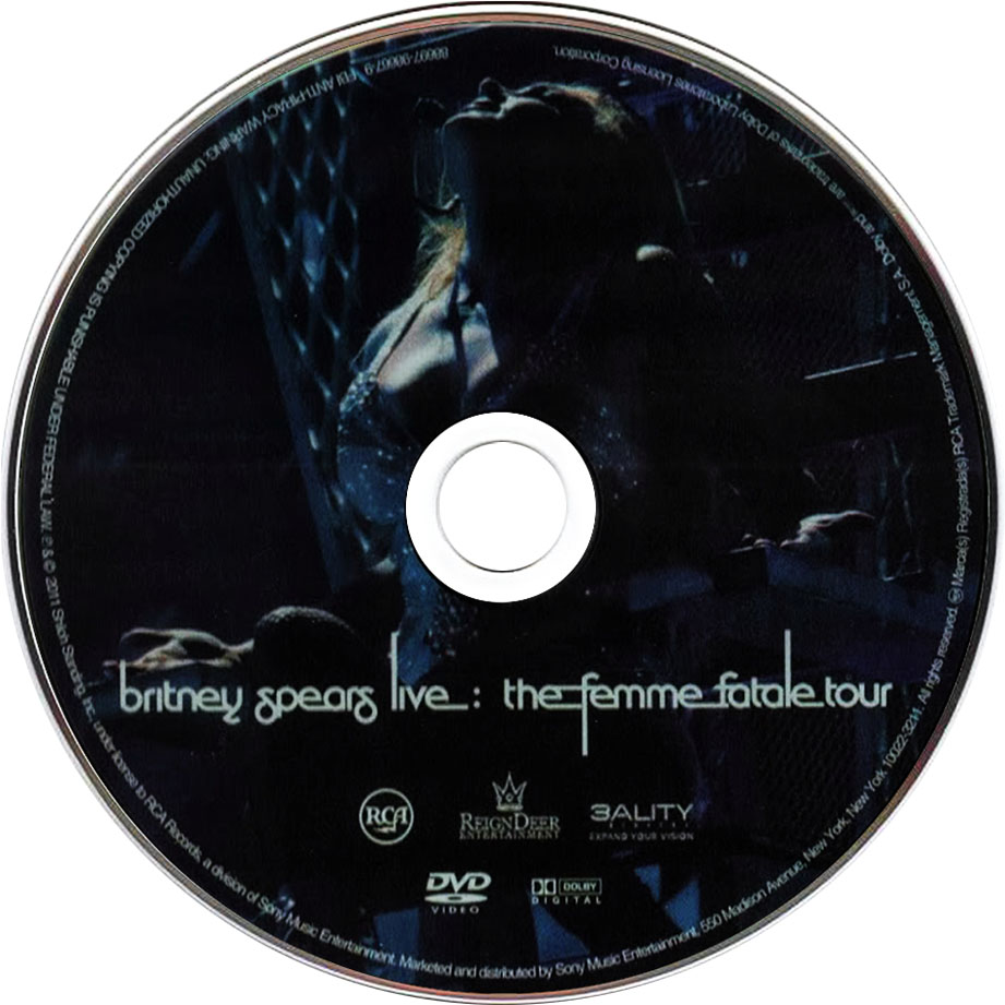 Cartula Dvd de Britney Spears - Britney Spears Live: The Femme Fatale Tour (Target Edition) (Dvd)