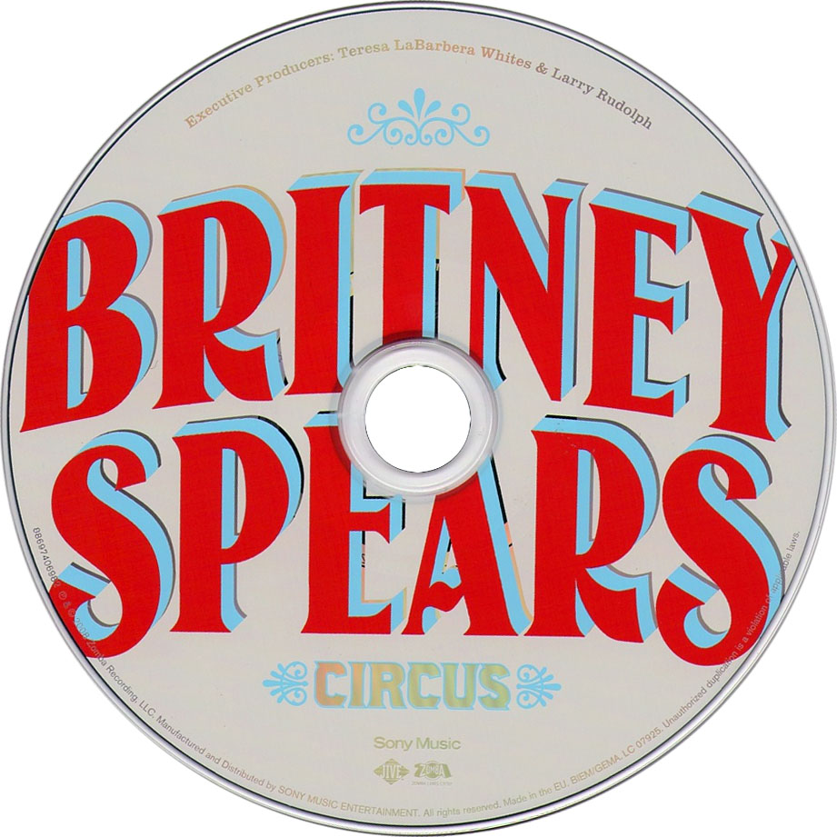 Cartula Cd de Britney Spears - Circus (14 Canciones)