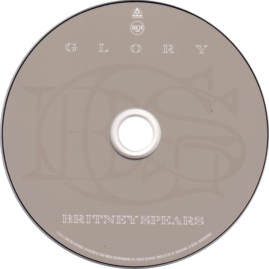 Cartula Cd de Britney Spears - Glory