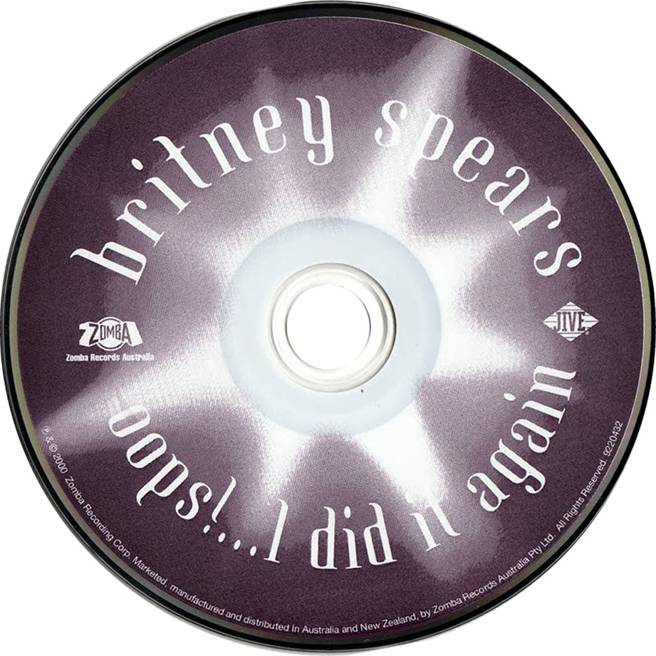 Cartula Cd1 de Britney Spears - Oops!... I Did It Again (Special Edition)