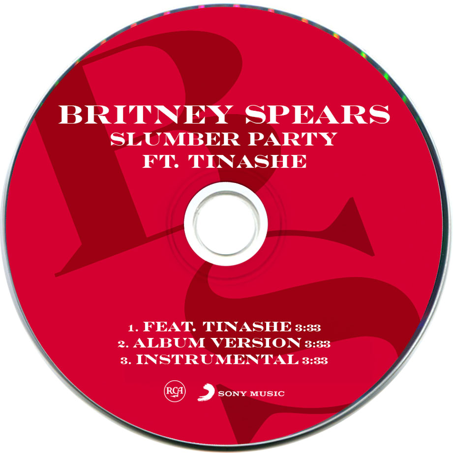 Cartula Cd de Britney Spears - Slumber Party (Featuring Tinashe) (Cd Single)