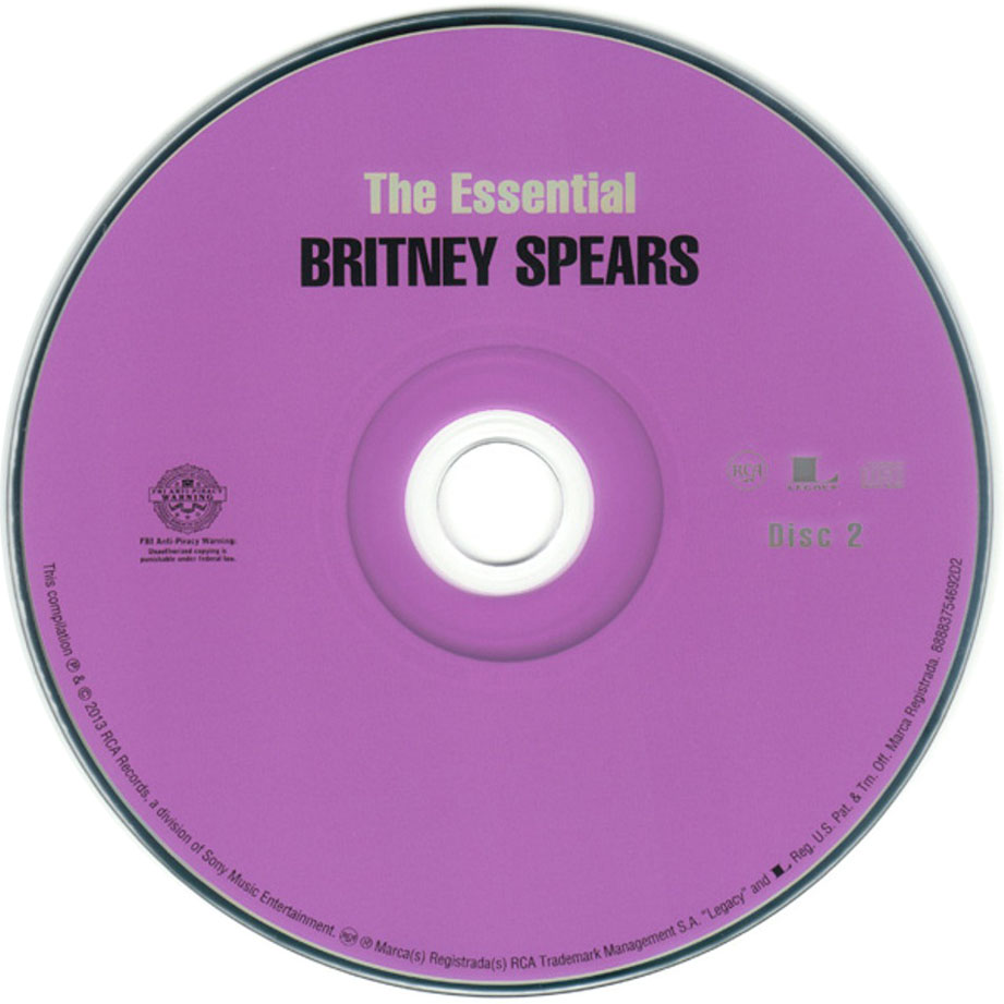Cartula Cd2 de Britney Spears - The Essential
