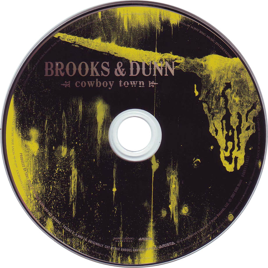 Cartula Cd de Brooks & Dunn - Cowboy Town