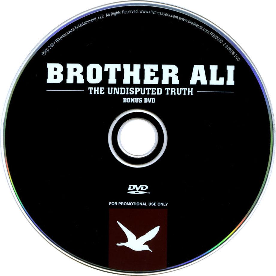 Cartula Dvd de Brother Ali - The Undisputed Truth
