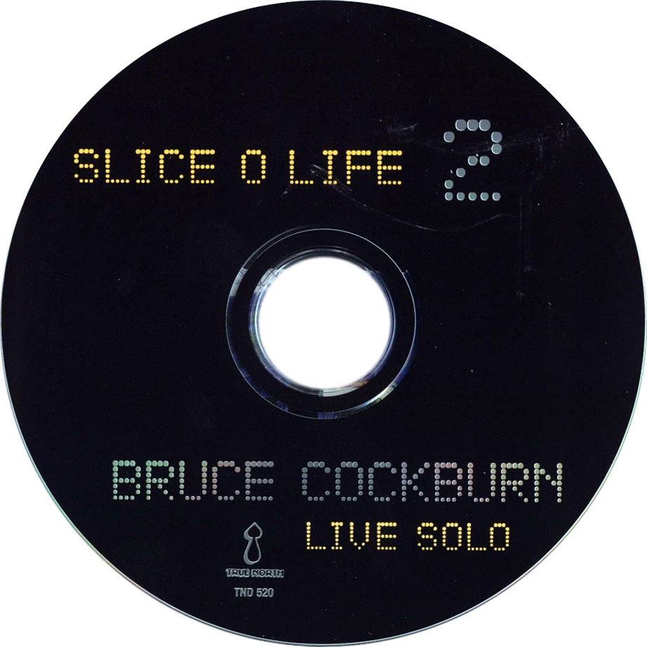 Cartula Cd2 de Bruce Cockburn - Slice O Life