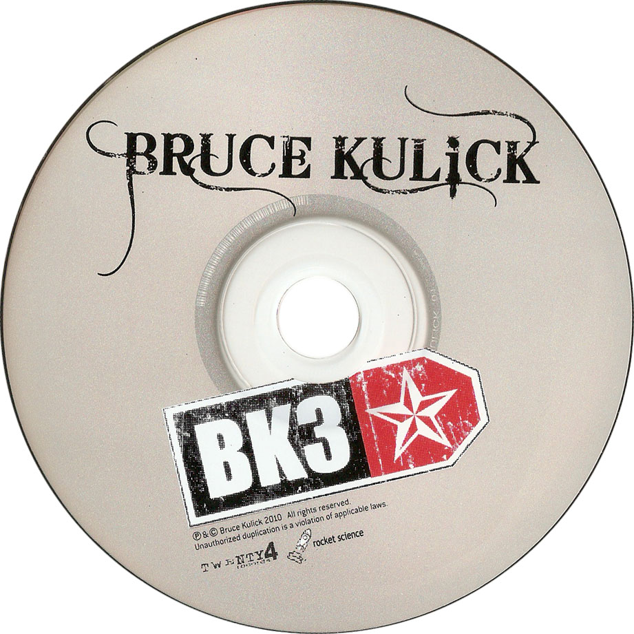 Cartula Cd de Bruce Kulick - Bk3