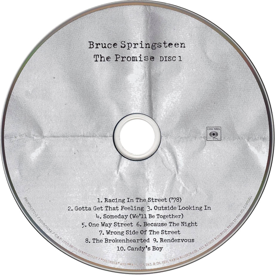 Cartula Cd1 de Bruce Springsteen - The Promise