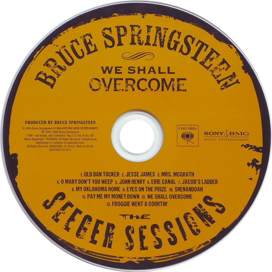 Cartula Cd1 de Bruce Springsteen - We Shall Overcome (The Seeger Sessions)