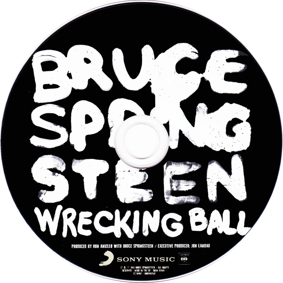 Cartula Cd de Bruce Springsteen - Wrecking Ball